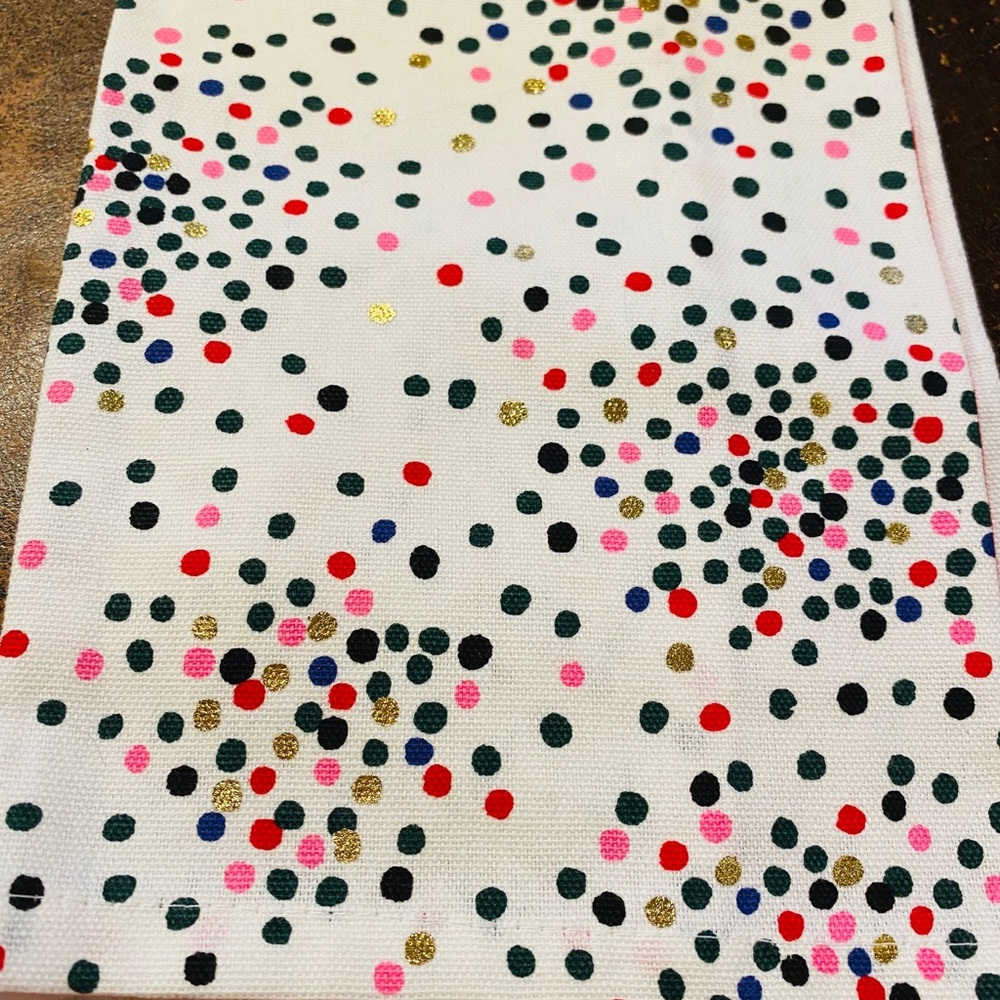 Kate Spade 3 Piece Kitchen Towel Set Oh What Fun - Picture 5 of 12